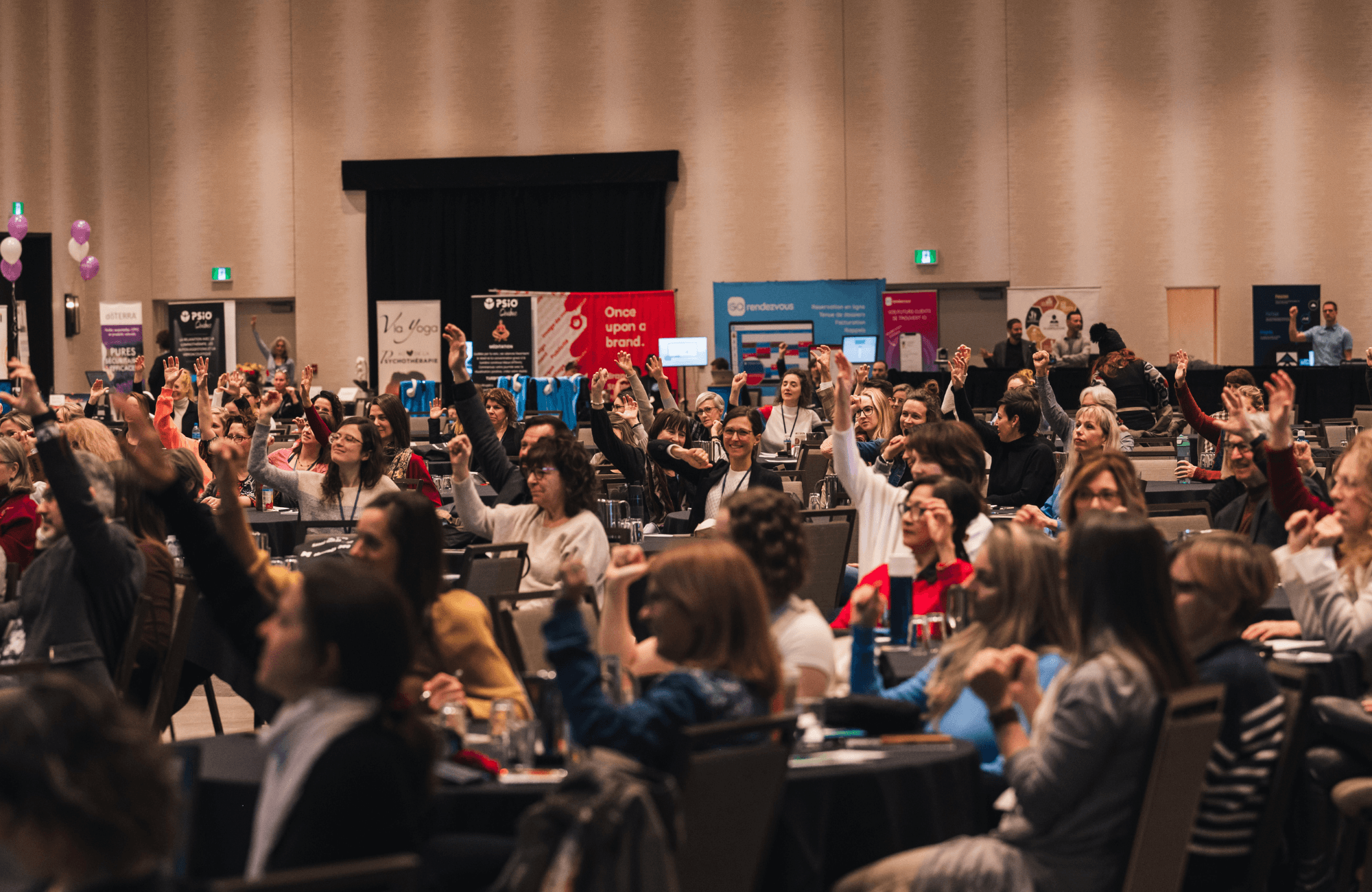 Les participants réunis au Congrès